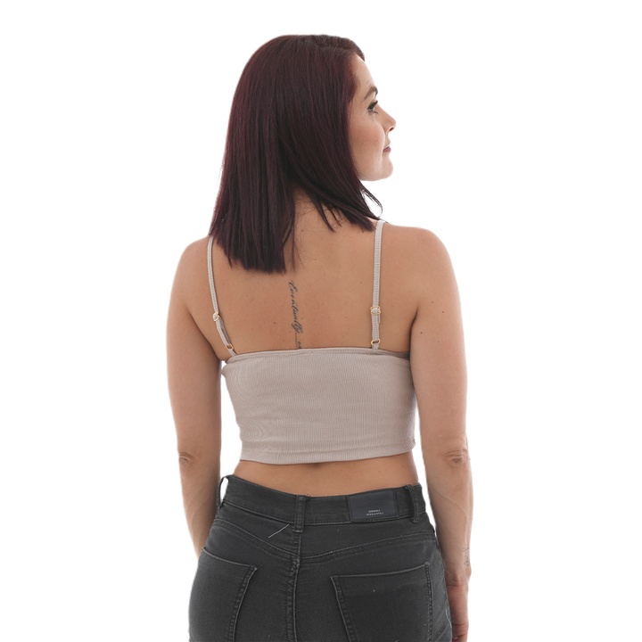 Blusa Corta - Escote en Copa