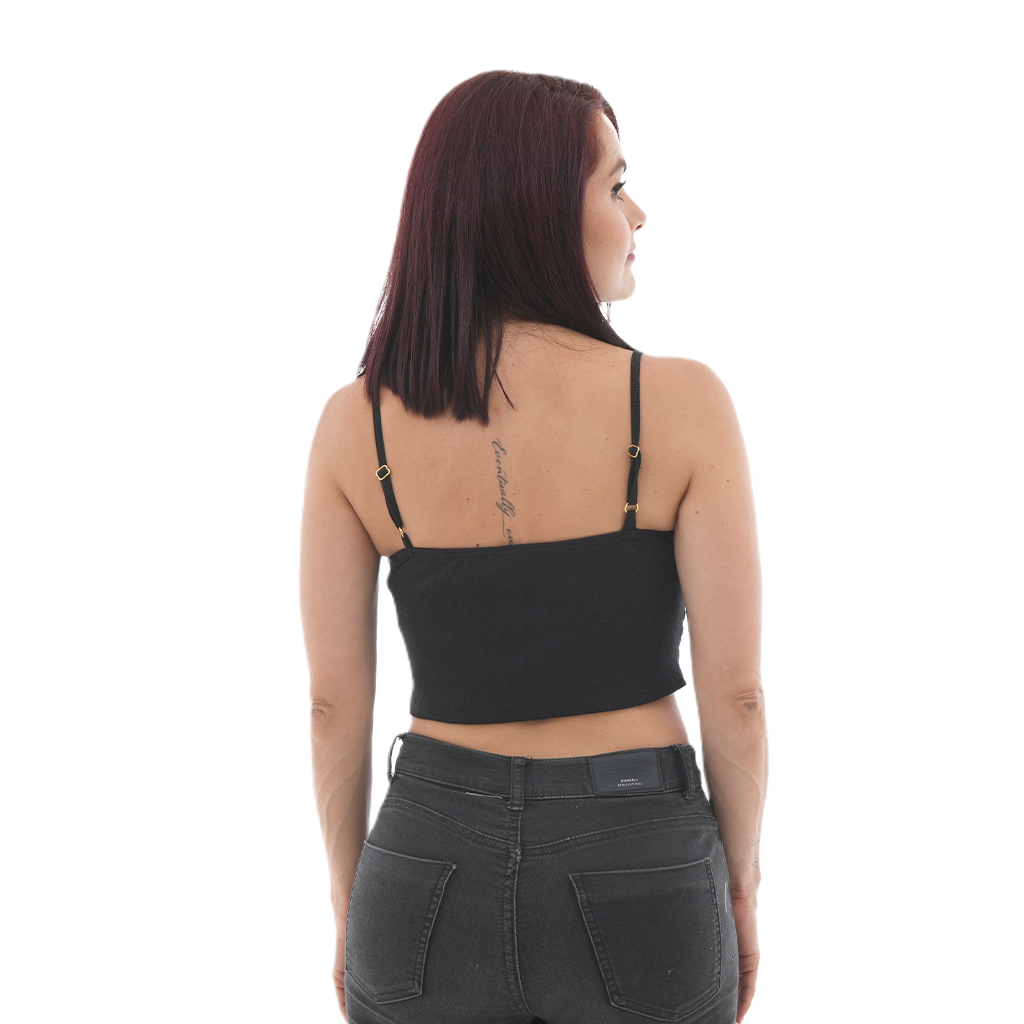 Blusa Corta - Escote en Copa