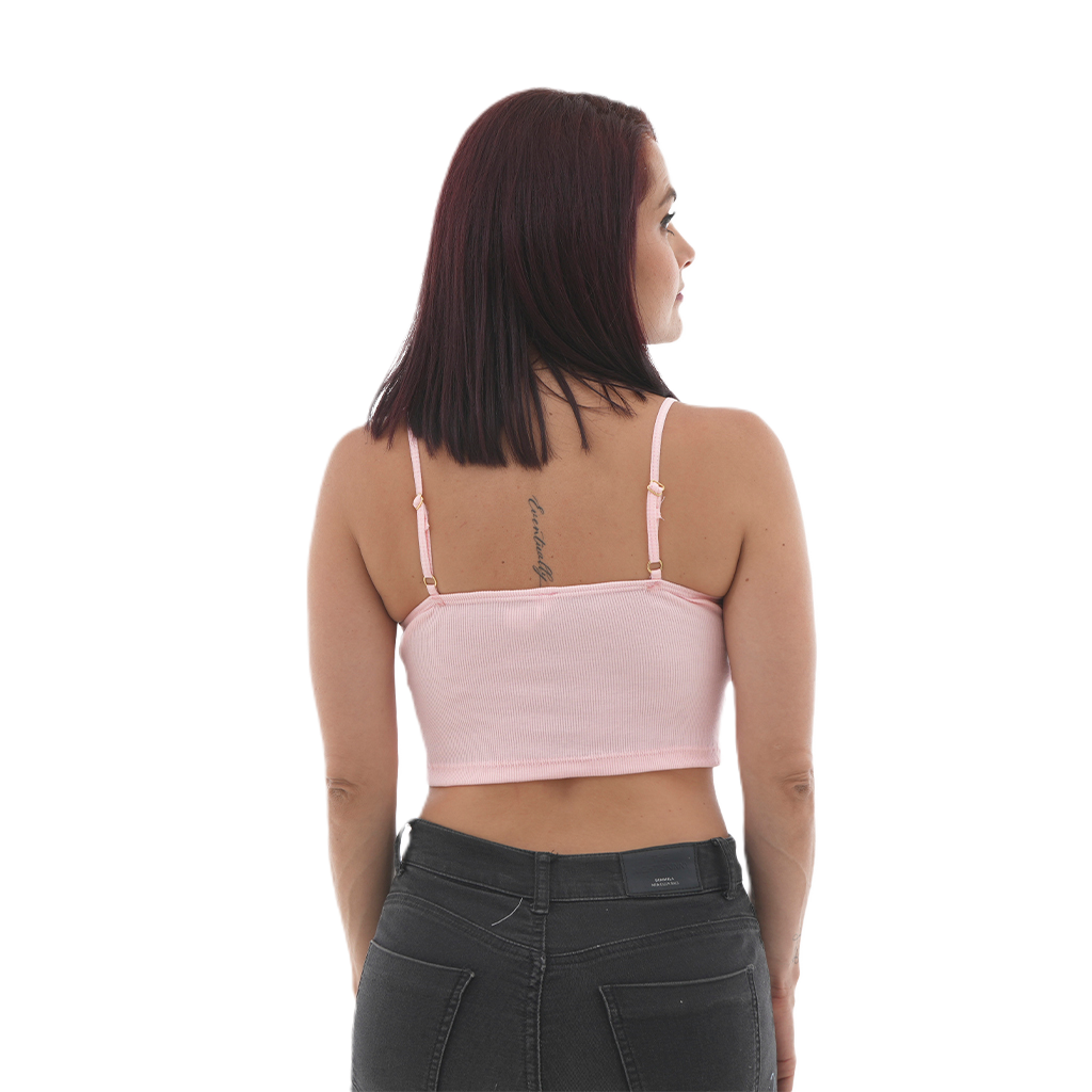 Blusa Corta - Escote en Copa