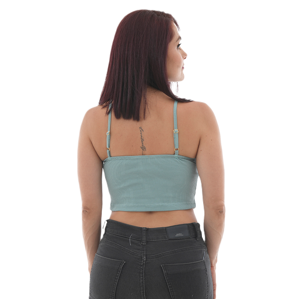 Blusa Corta - Escote en Copa