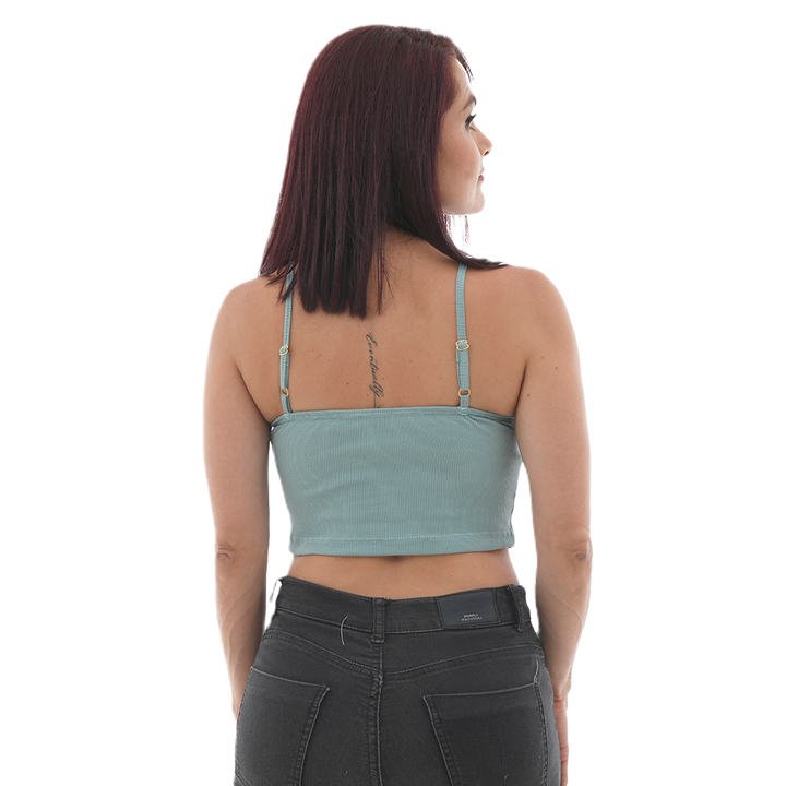 Blusa Corta - Escote en Copa