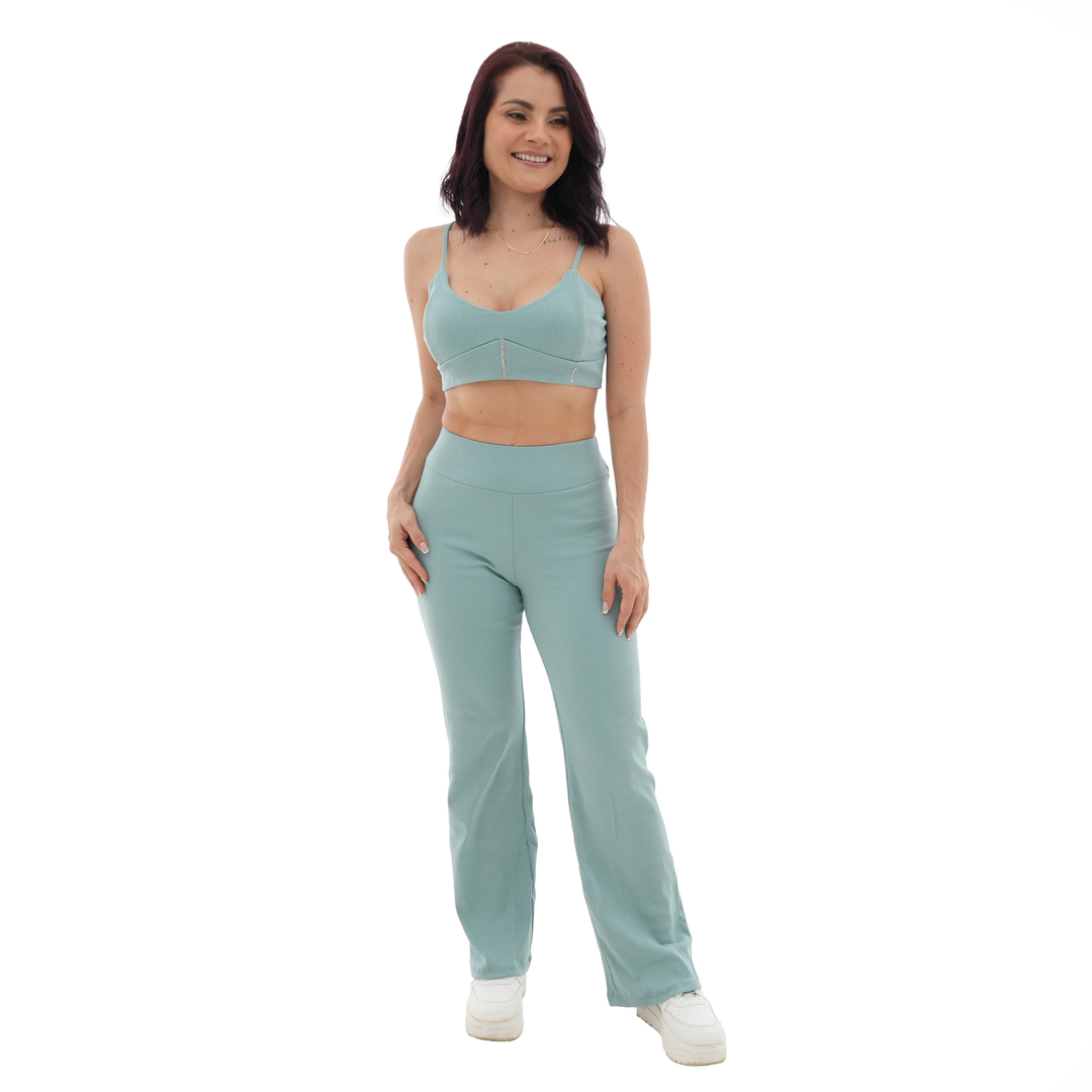 Conjunto Top/Pantalón - Escote en V