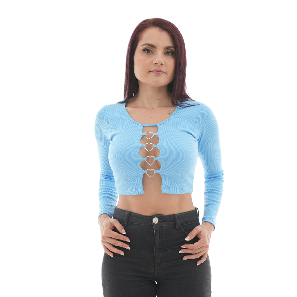 Buzo Corto - Argollas Corazón