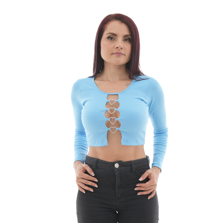 Buzo Corto - Argollas Corazón