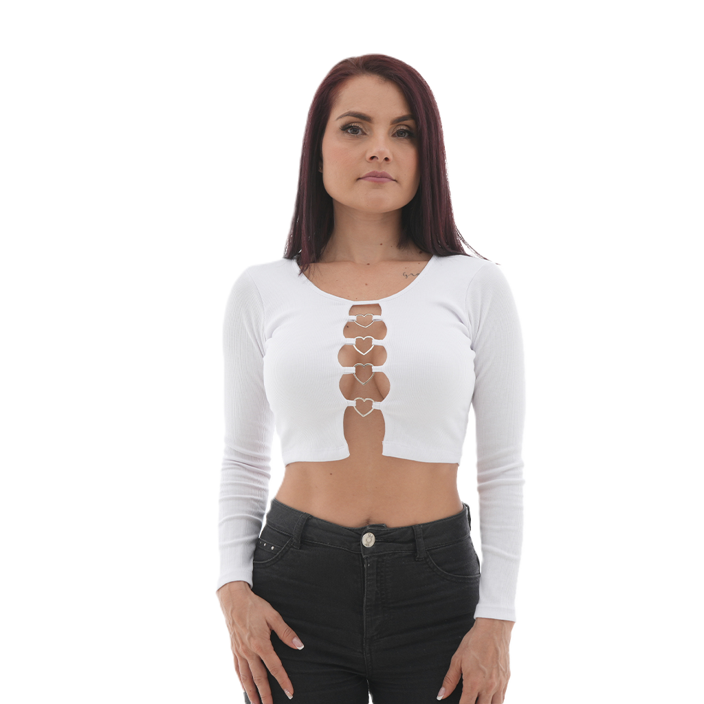 Buzo Corto - Argollas Corazón