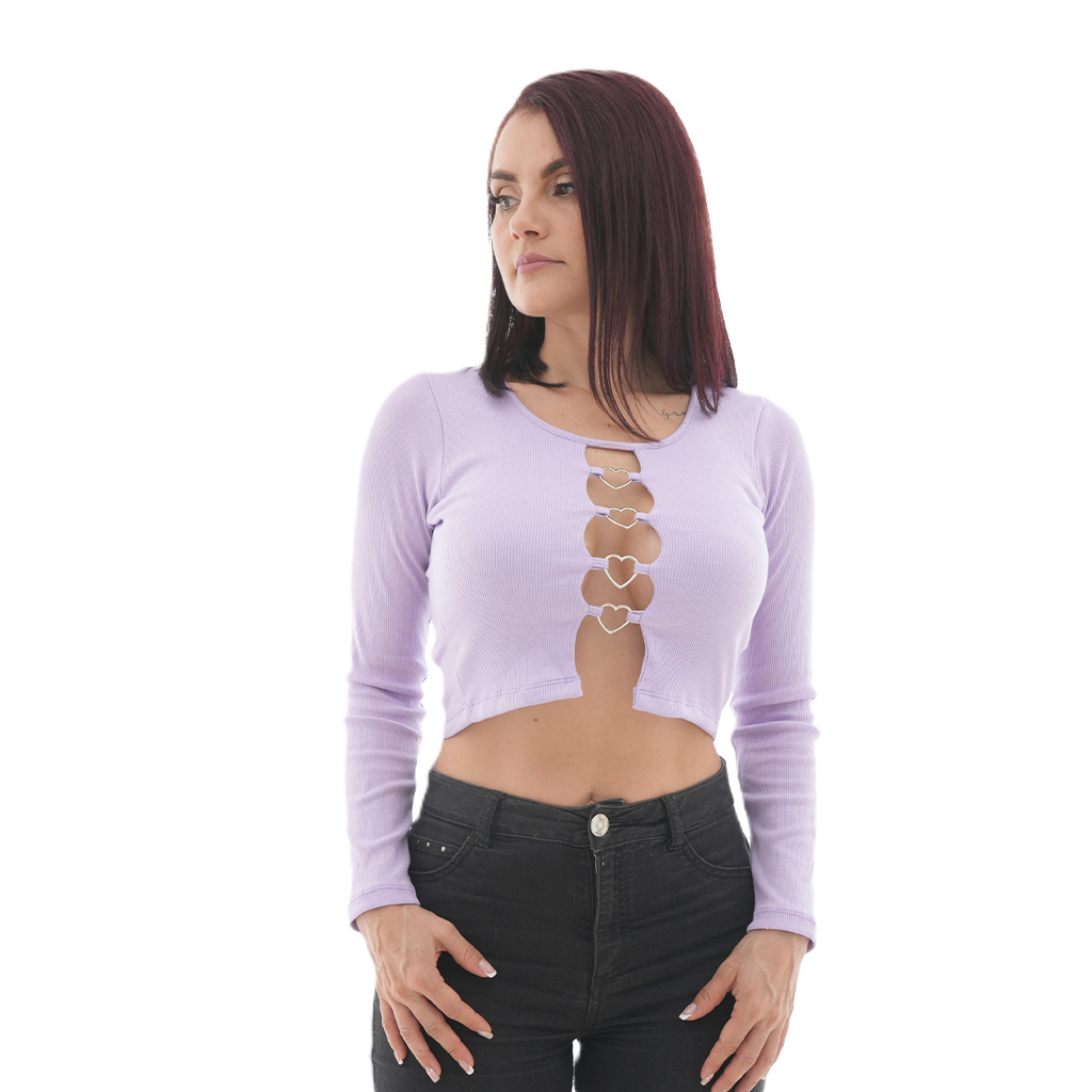 Buzo Corto - Argollas Corazón