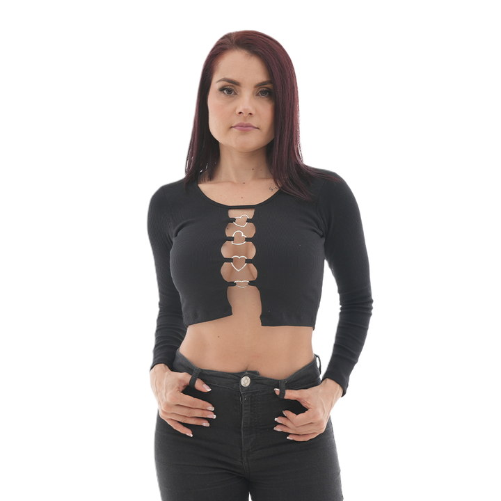 Buzo Corto - Argollas Corazón