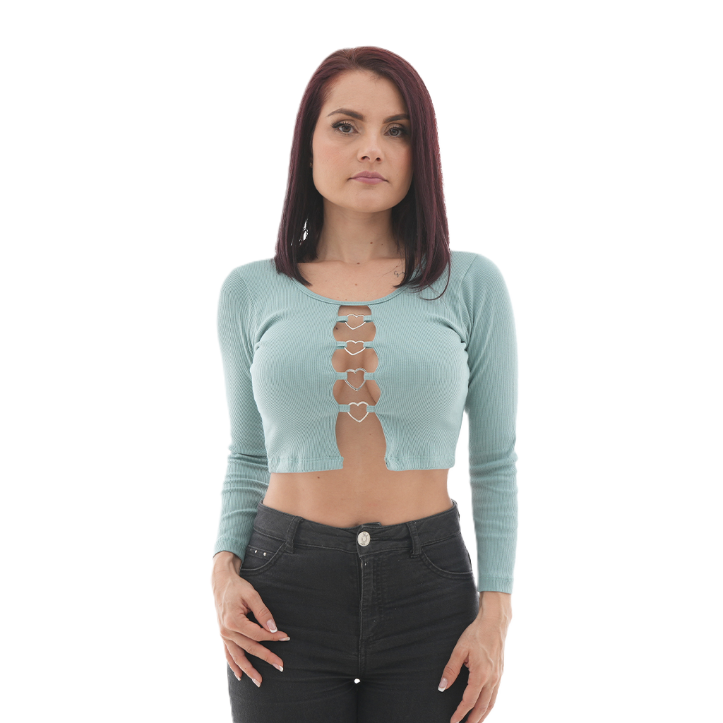 Buzo Corto - Argollas Corazón