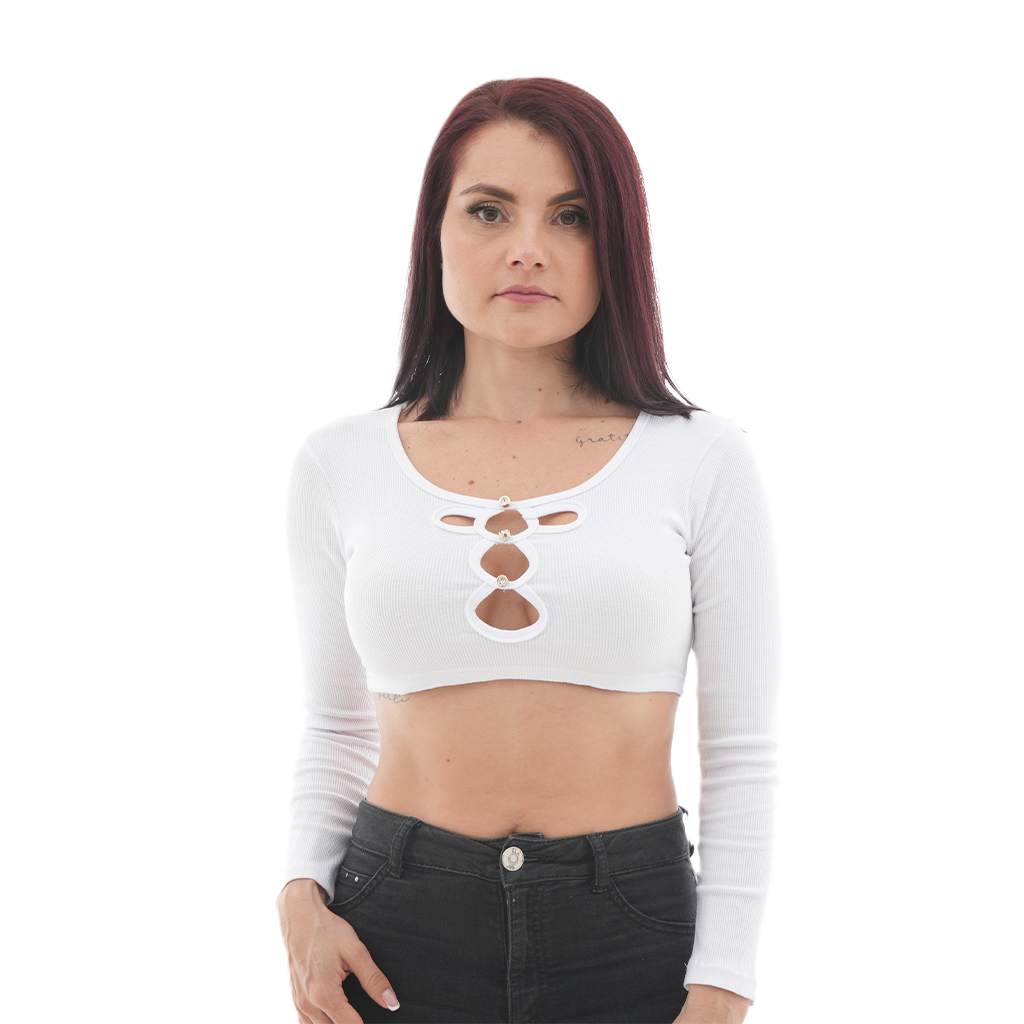 Buzo Corto - Círculos Botón