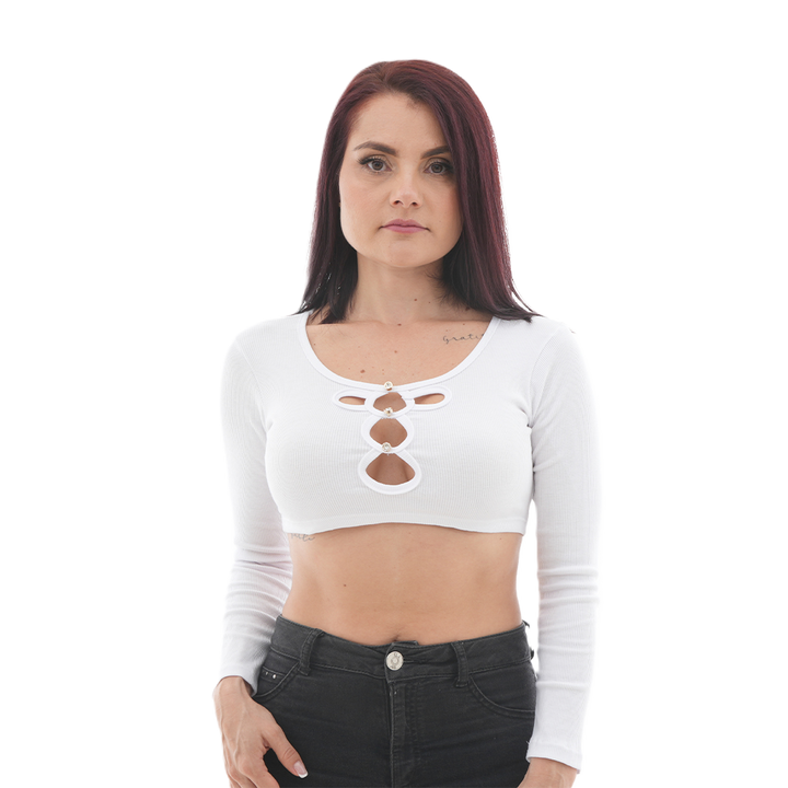 Buzo Corto - Círculos Botón