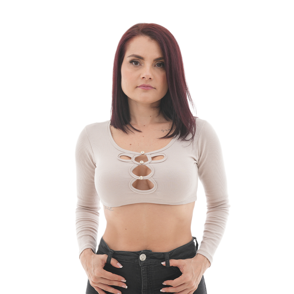 Buzo Corto - Círculos Botón