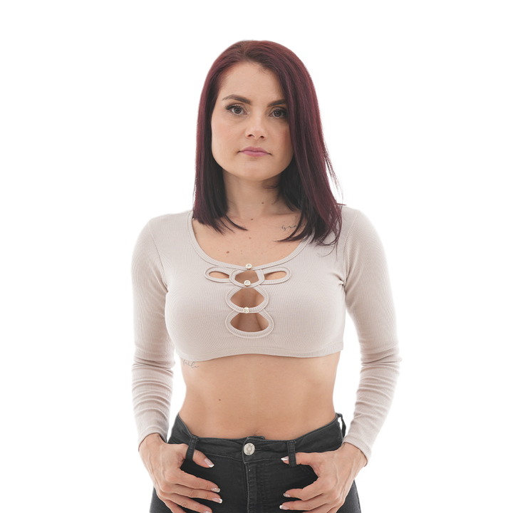 Buzo Corto - Círculos Botón