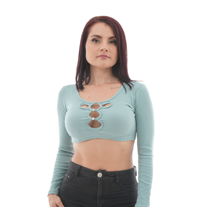 Buzo Corto - Círculos Botón