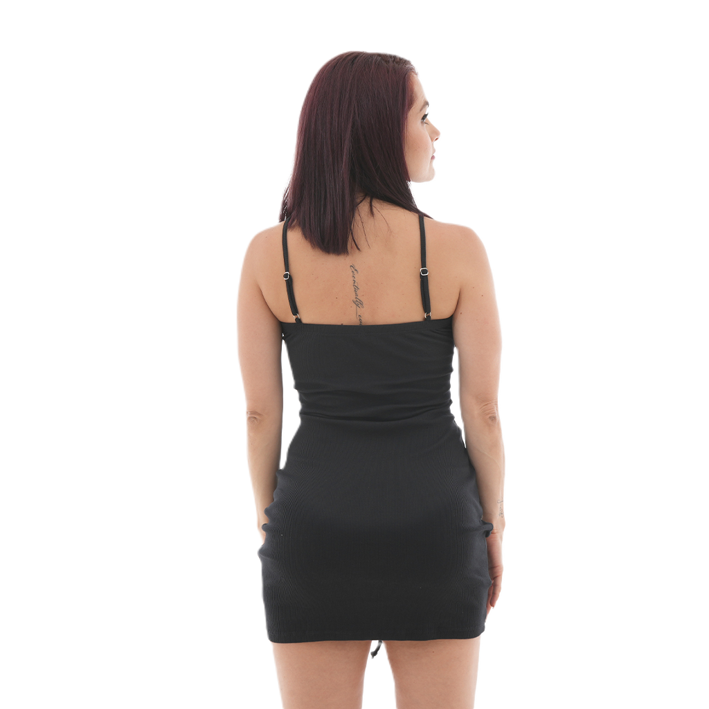 Vestido Corto - Strapless Argolla