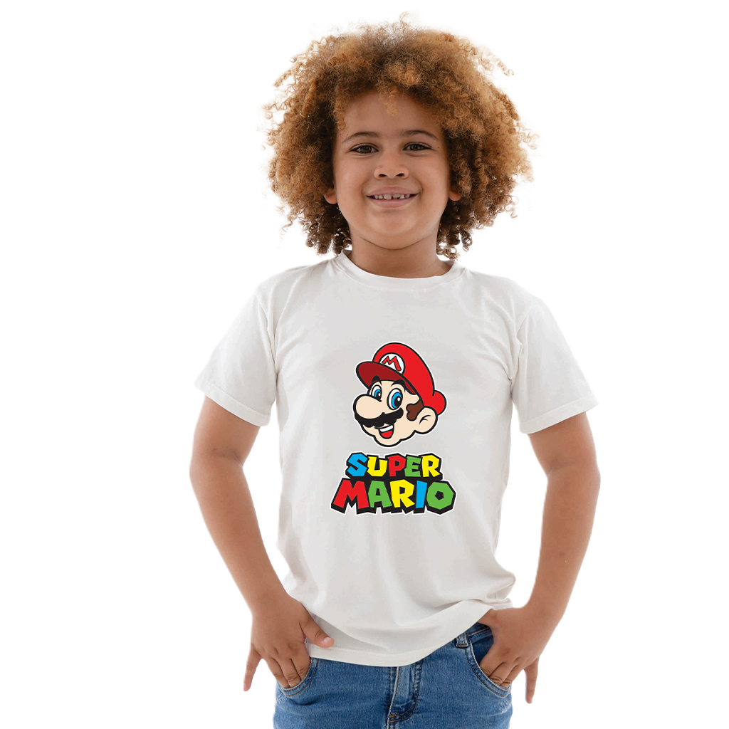 Camiseta Estampada - Super Mario