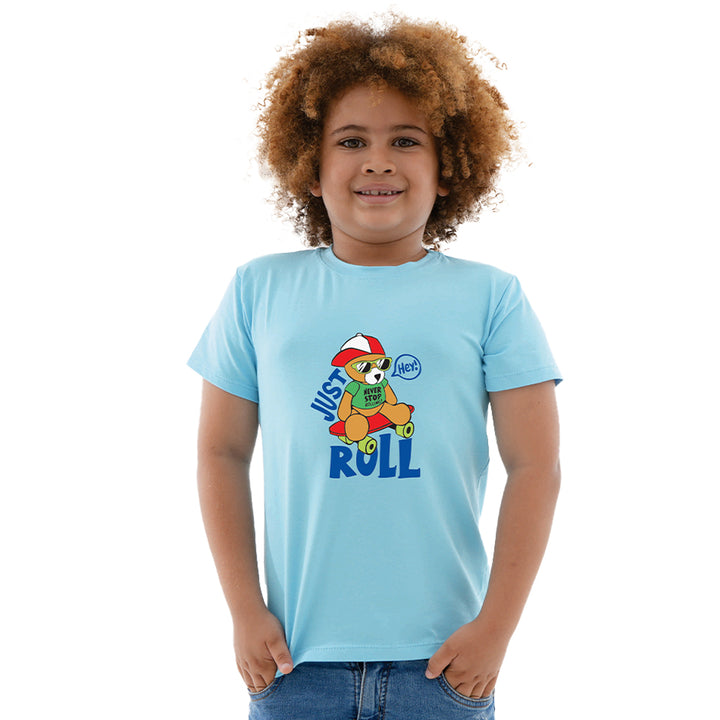Camiseta Estampada - Just Roll