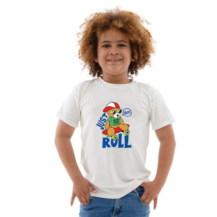 Camiseta Estampada - Just Roll