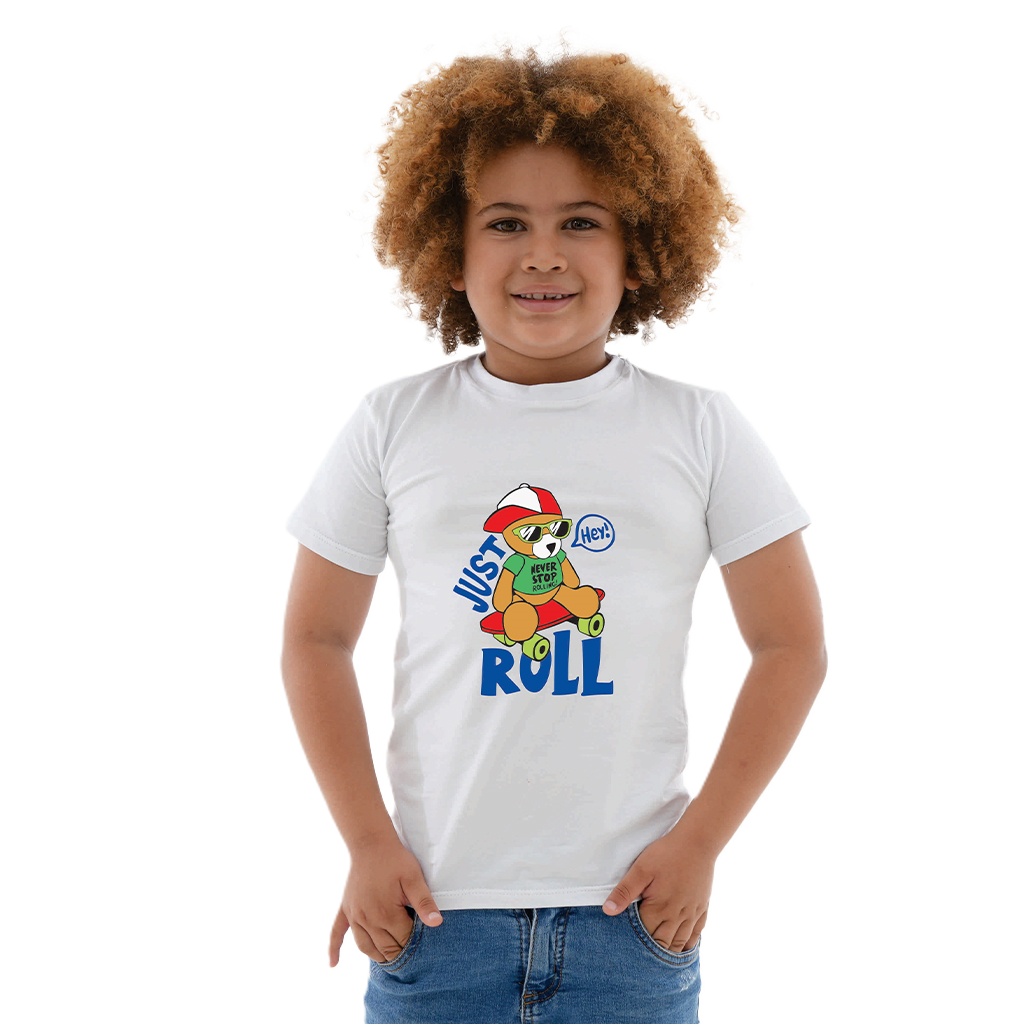 Camiseta Estampada - Just Roll