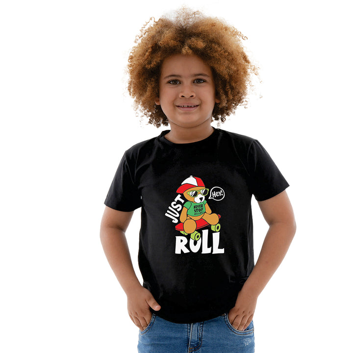 Camiseta Estampada - Just Roll