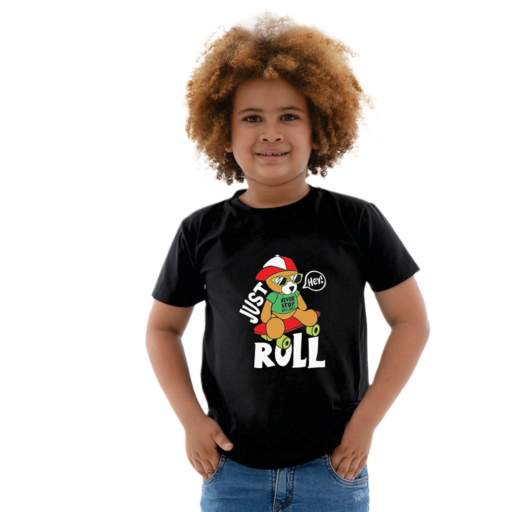 Camiseta Estampada - Just Roll