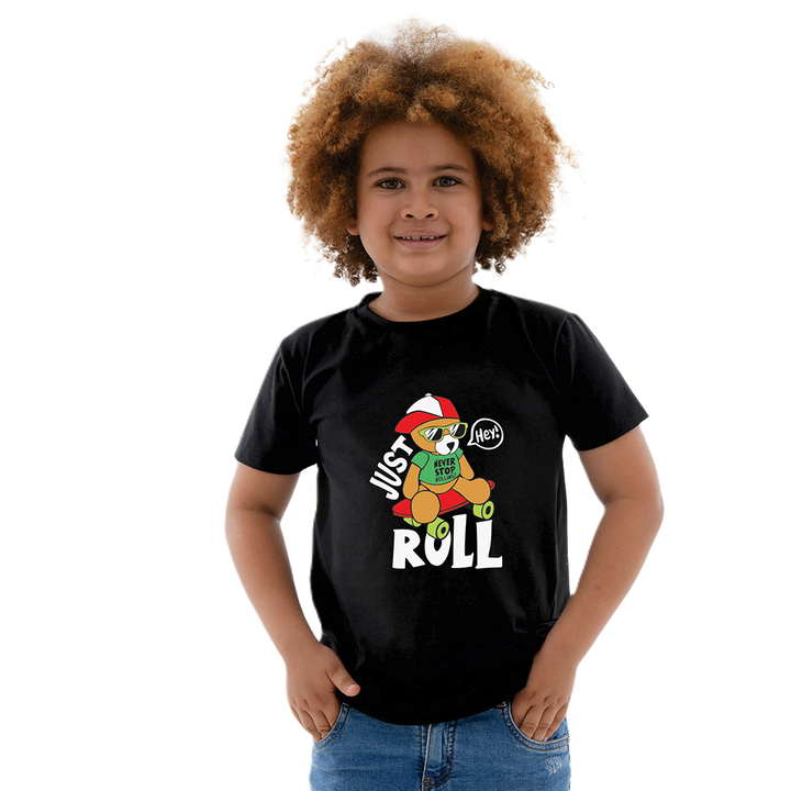 Camiseta Estampada - Just Roll