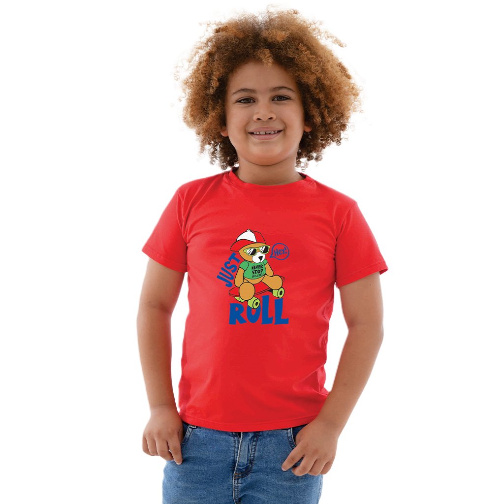 Camiseta Estampada - Just Roll