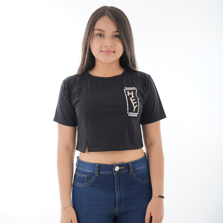 Camiseta Estampada - Hey