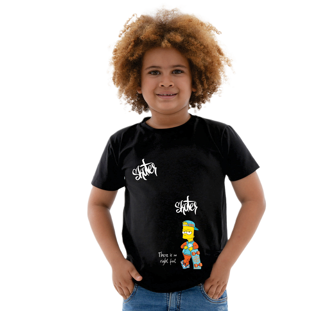 Camiseta Estampada - Skates