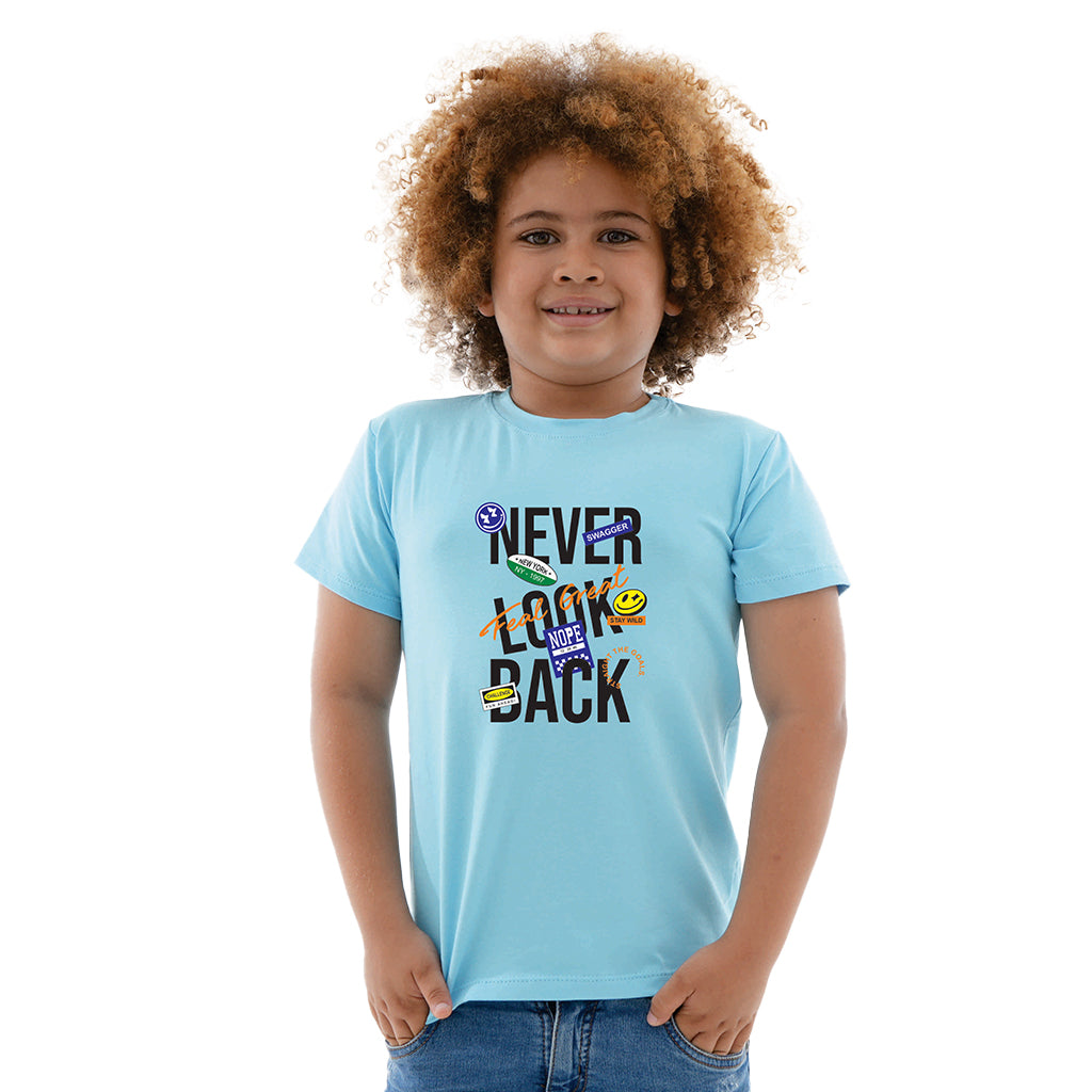 Camiseta Estampada - Never Look Back