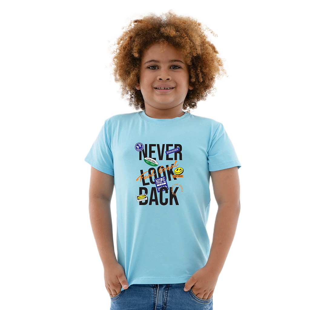 Camiseta Estampada - Never Look Back