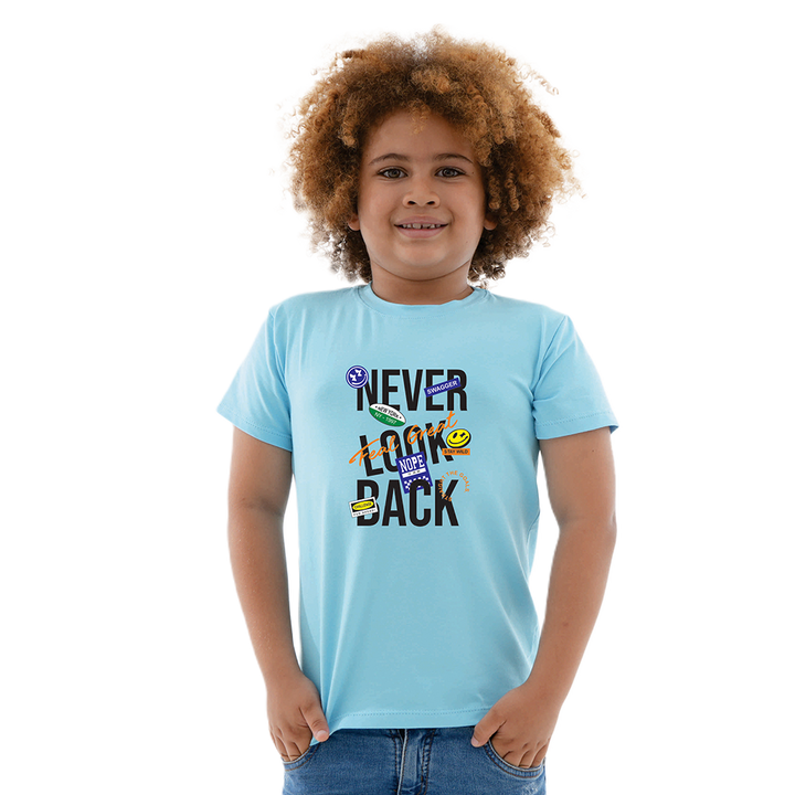 Camiseta Estampada - Never Look Back