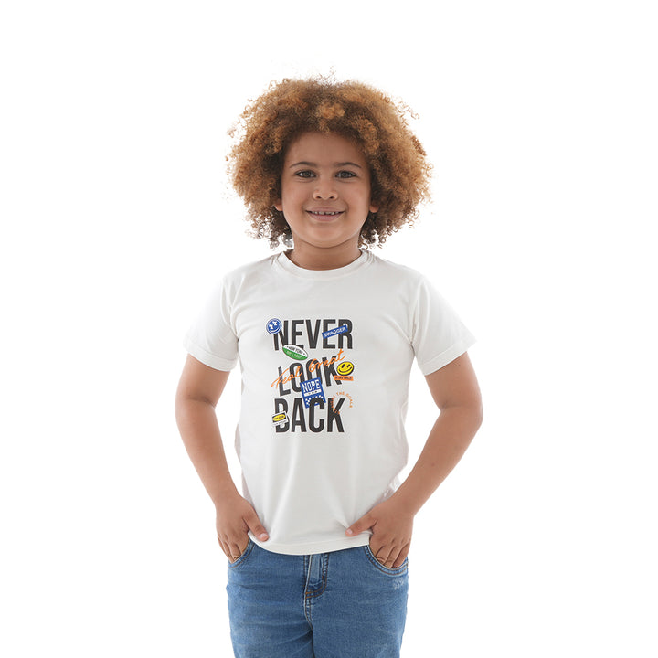 Camiseta Estampada - Never Look Back