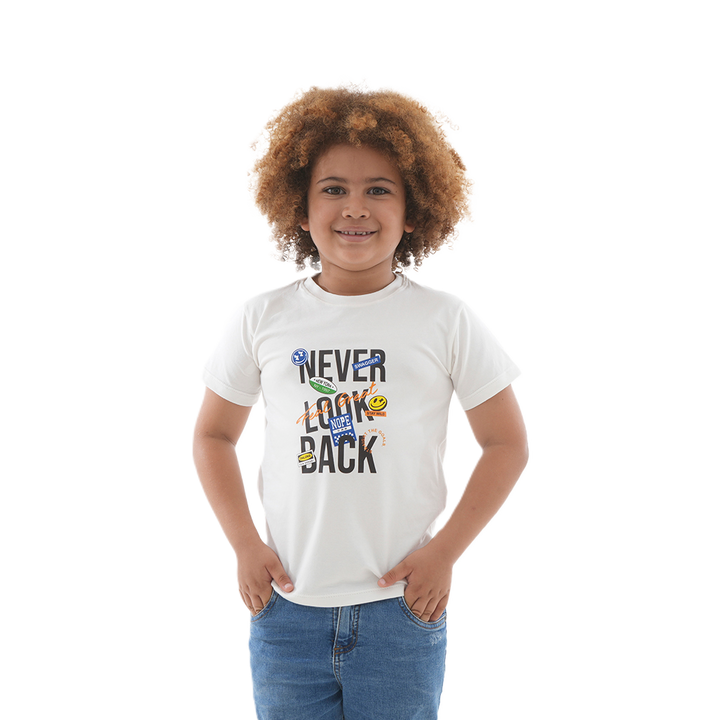 Camiseta Estampada - Never Look Back