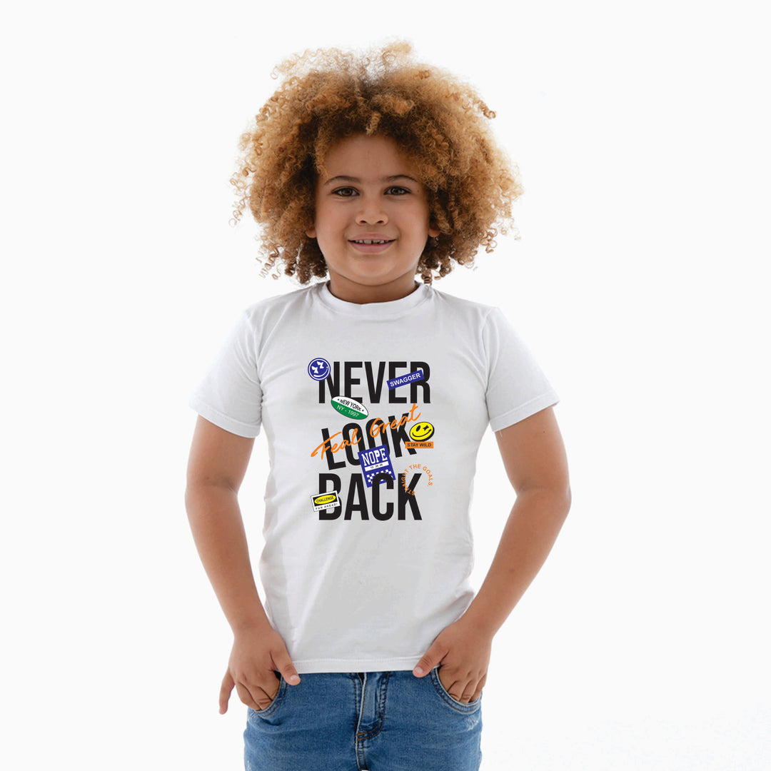 Camiseta Estampada - Never Look Back