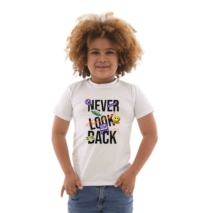Camiseta Estampada - Never Look Back