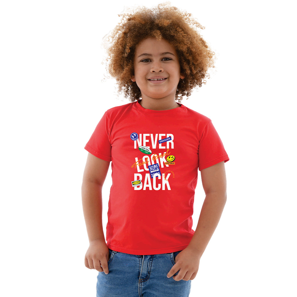 Camiseta Estampada - Never Look Back