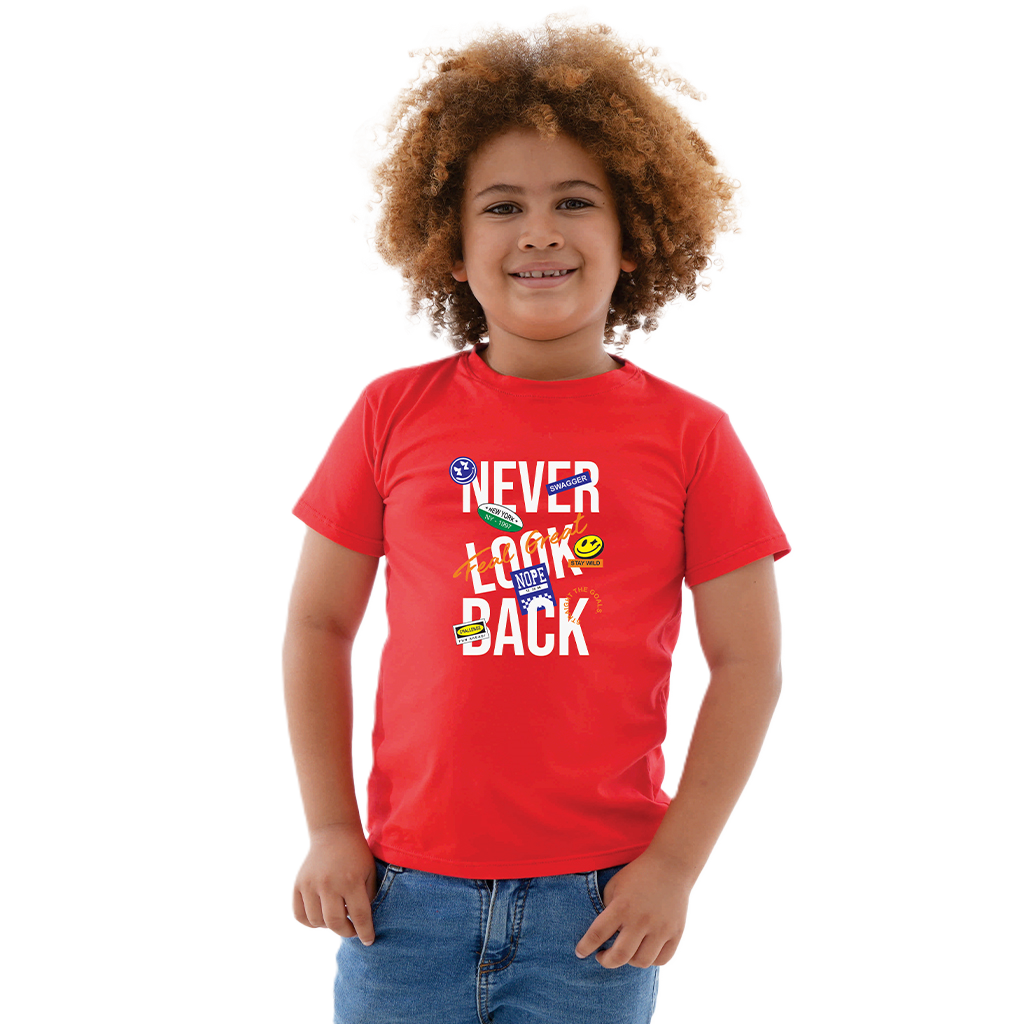 Camiseta Estampada - Never Look Back