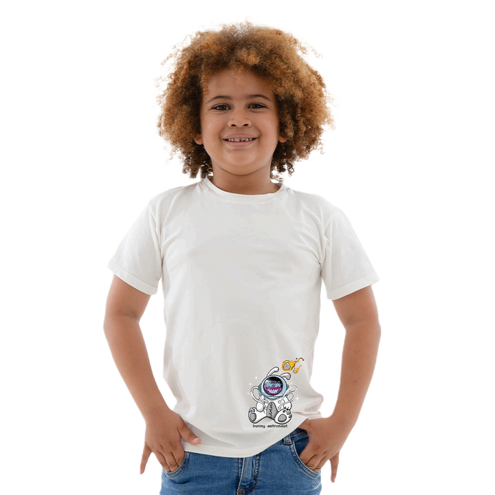 Camiseta Estampada - Bunny Astronaut