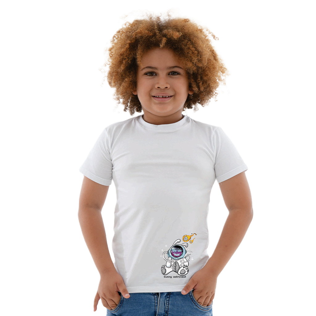 Camiseta Estampada - Bunny Astronaut