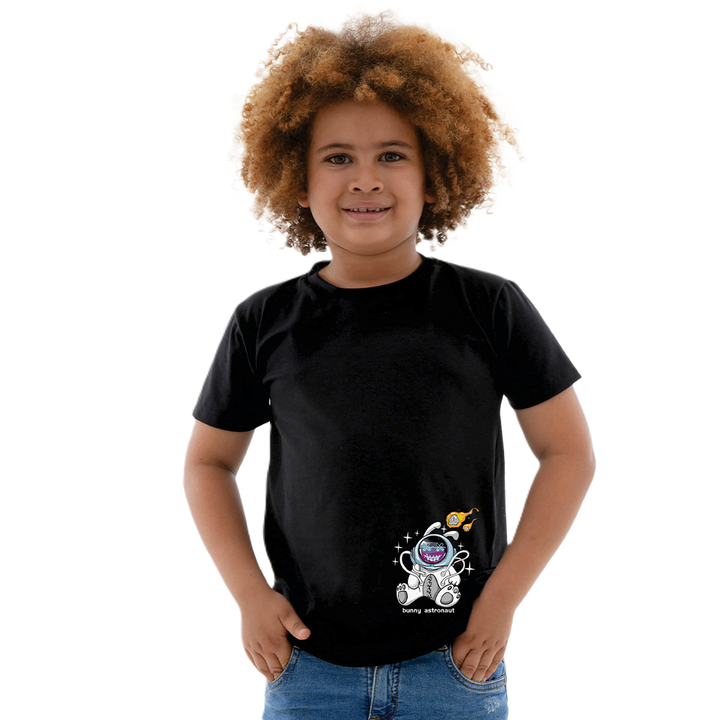 Camiseta Estampada - Bunny Astronaut