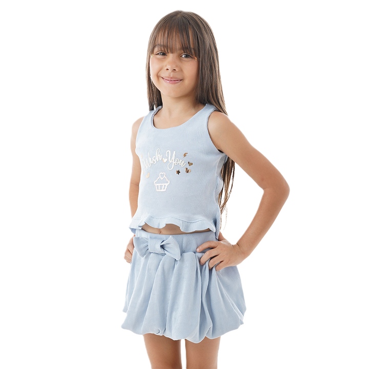 Conjunto Blusa/Falda - Wish you