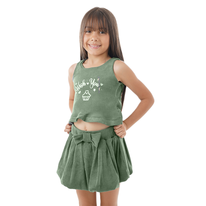 Conjunto Blusa/Falda - Wish you