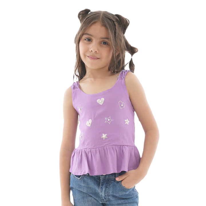 Blusa Decorada - Mini Hearts