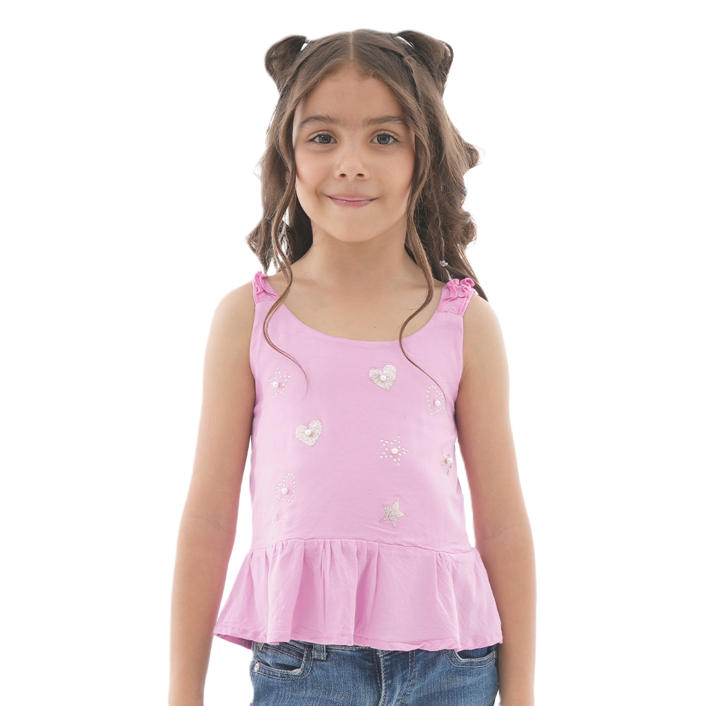 Blusa Decorada - Mini Hearts