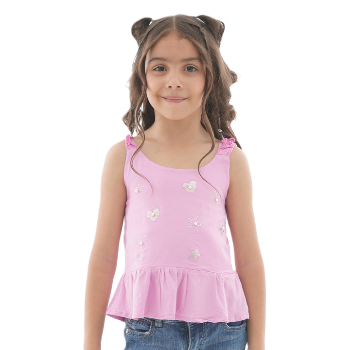 Blusa Decorada - Mini Hearts