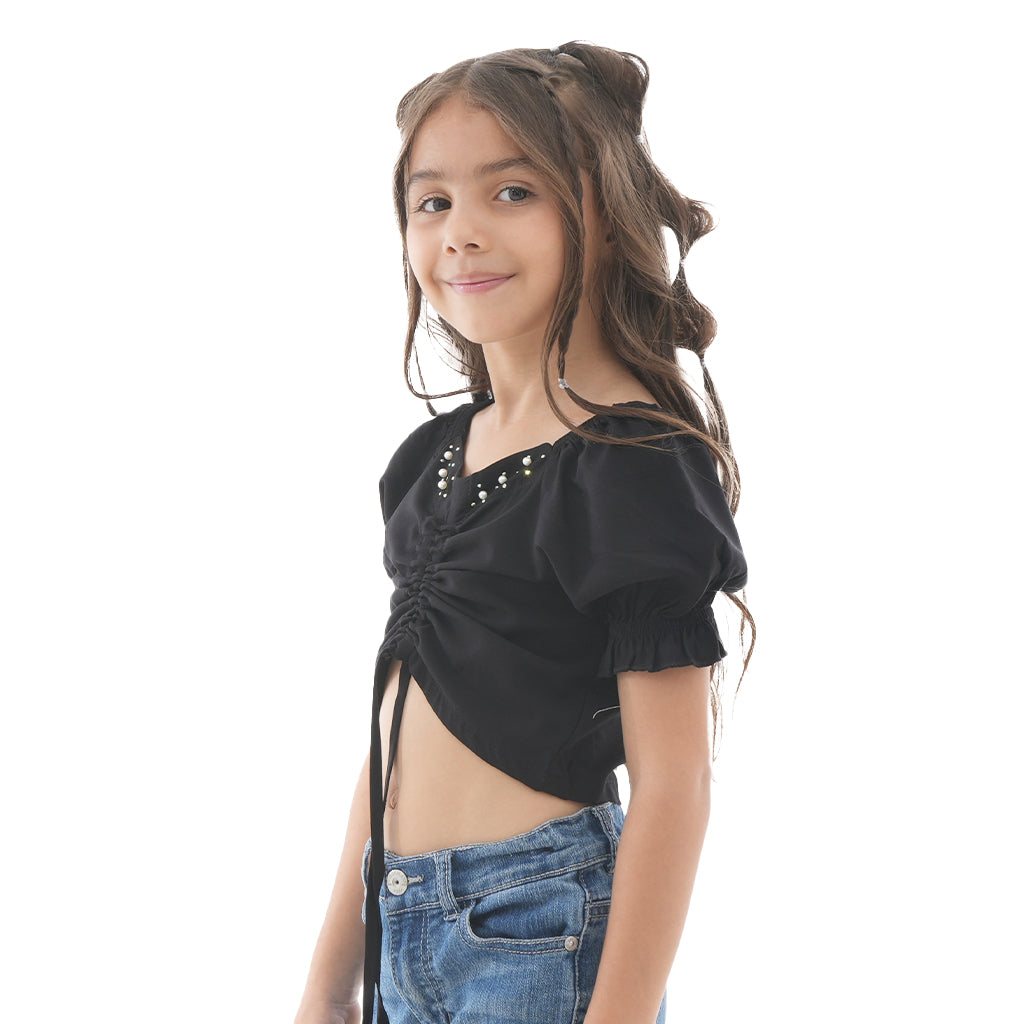 Blusa Decorada - Perlas V