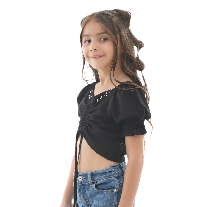 Blusa Decorada - Perlas V