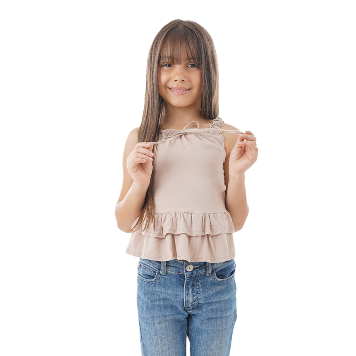 Blusa Decorada - Tiras Escote