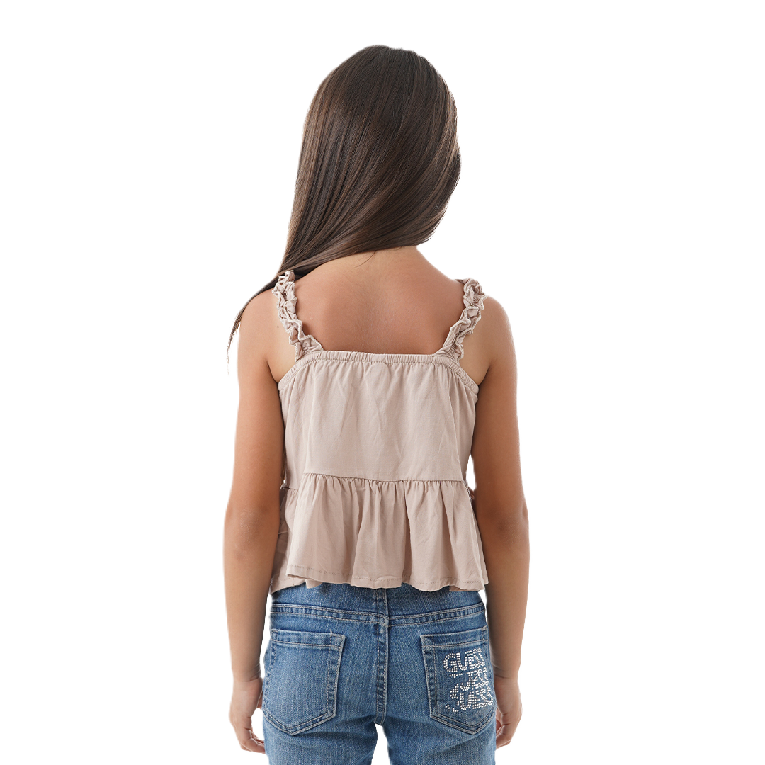 Blusa Decorada - Tiras Escote