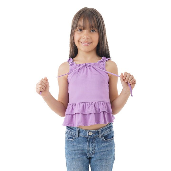 Blusa Decorada - Tiras Escote